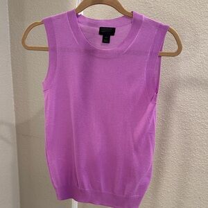 J. Crew Lavender Sleeveless Tank Top cashmere